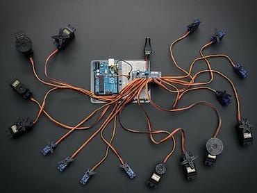 rezistor: Adafruit PCA9685 16 Kanal I2C PWM/Servo Sürücü Kartı Arduino və digər — 3