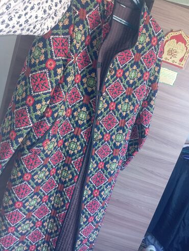 кыргызкое платье: Повседневное платье, Made in KG, Осень-весна, Хлопок, 5XL (EU 50)