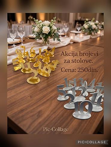 Dekorativni brojevi za stolove – idealni za venčanja, proslave i