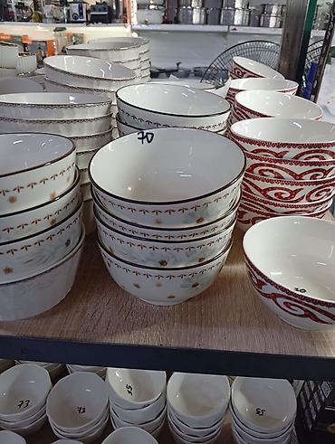 миски: Набор керамических пиал/мисок для сервировки - Материал: керамика с — 1