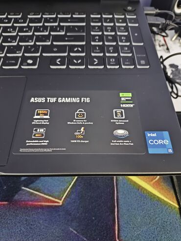 ASUS: Yeni ASUS TUF Gaming, 16 ", Intel Core i5, 512 GB, Ünvandan götürmə — 4