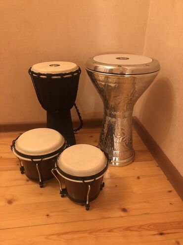 Barabanlar: Zərb alətləri - Djembe Meinl ( 2-ci el) - Darbuka Vatan ( teze, hec — 1