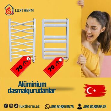 Kombilər: LUXTHERM-dən müasir alüminium və paslanmayan dəsmal quruducuları