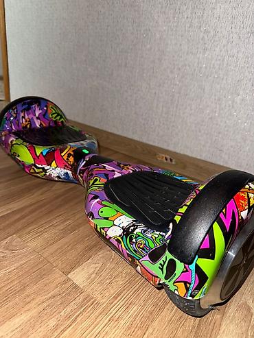 гиря бишкек: Qraffiti dizaynlı elektrikli hoverboard (self-balancing skuter) - — 4