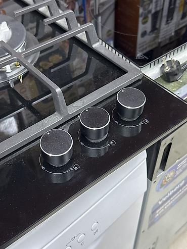 плита конфорка: Газовая варочная панель на 3 конфорки в стеклокерамическом исполнении — 2