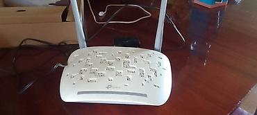 Masaüstü kompüterlər və komponentlər: TP-Link Wi‑Fi router - Model: TP-Link (üstdə dekorativ deşikli ağ — 1