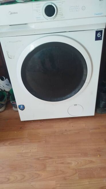 продаю стиральная машина автомат бу: Стиральная машина Midea, Б/у, Автомат, До 7 кг, Узкая