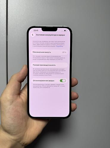 макс: IPhone 13 Pro Max, Б/у, 512 ГБ, Графит, 81 % — 6