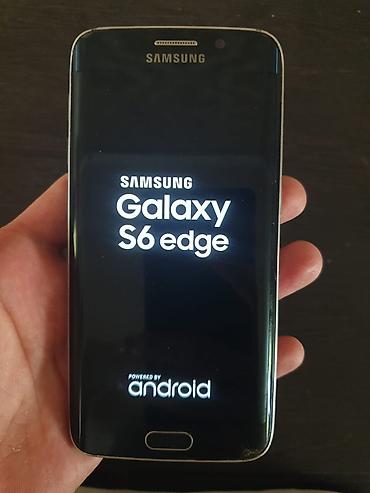 bluetooth aux: Samsung Galaxy S6 Edge, Б/у, 64 ГБ, цвет - Синий, 1 SIM — 1