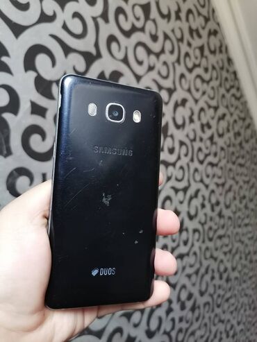 Samsung: Samsung Galaxy J5, 16 GB, rəng - Qara, Qırıq, Sensor, İki sim kartlı