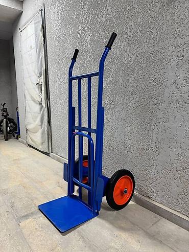 Садово-строительные тачки и тележки: Садово-строительная тачка и тележка, Стальная, Двухколесная, Новый, В розницу — 1