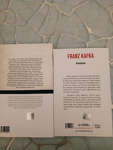 Kitablar və jurnallar: Satılır: 2 ədəd türk dilində klassik əsər kitabı dəsti 1) Franz Kafka — 2