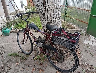 lider disk r17: Mühərrikli velosiped 80cc, təzəlikcə qulluq olunub, pol oborot xoda — 2