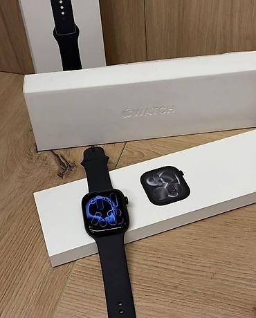 monaco saat: Apple Watch Series 11 – 46mm jet black Qara 🔥 Ən son model – Series — 3