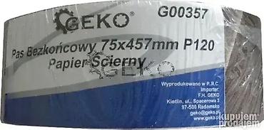 ceo set: Smirglasta traka za slajfericu – 457 x 75 mm, granulacija 120, Geko — 1