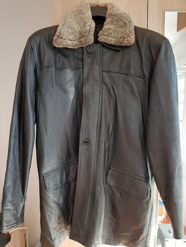 kožne jakne sa krznom: Jakna XL, bоја - Crna