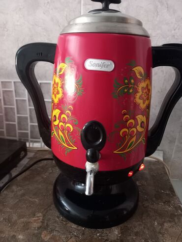 Plitələr və bişirmə panelləri: İşlənmiş Elektrik Samovar, 5 l, Ünvandan götürmə