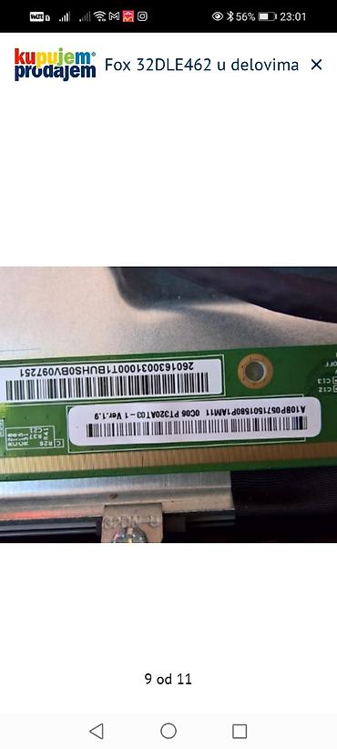 Matične ploče: Fox 32DLE462 – delovi - Originalni delovi za LED TV Fox model — 9