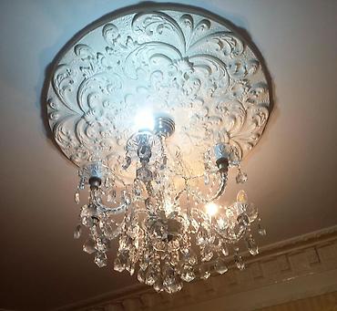 listur sumqayıtda: Çılçıraq, 8 lampa, Xrustal — 1