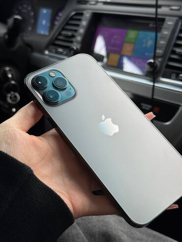 Apple iPhone: IPhone 12 Pro Max, Б/у, 512 ГБ, Jet Black, Защитное стекло, Чехол, Кабель, 80 %