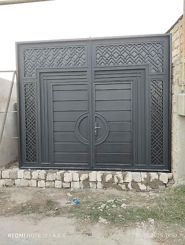 Giriş qapıları: Məhsul: Metal qapılar, darvazalar və pəncərə barmaqlıqları (fərqli — 4
