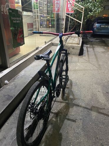 İdman velosipedləri: Şəhər və enduro tipinə uyğun yığılmış velosiped - Çərçivə: Yaşıl — 8