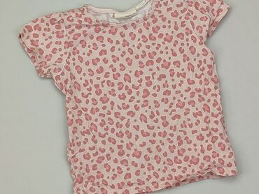 rozowa koszulka: Koszulka, Lupilu, 1.5-2 lat, 86-92 cm, stan - Dobry