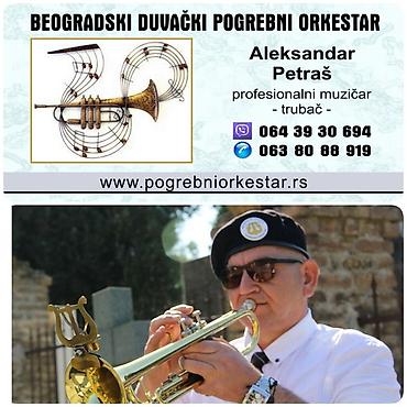 Solo truba, violina, harmonika, crkveni hor orkestar za sahrane