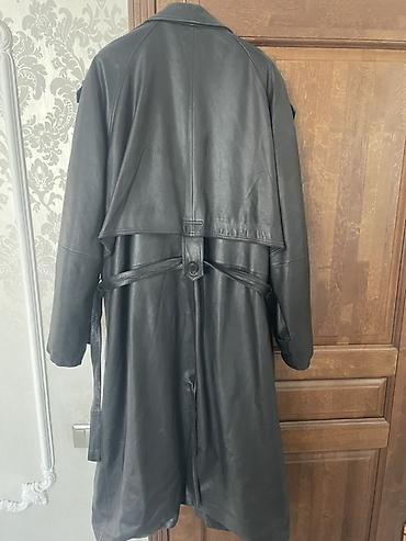 Плащтар: Шикарный Длинный мужской кожаный плащ 🧥 « CAMPO » — 2