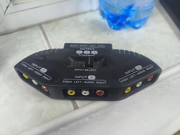 Коммутатор AV RCA 3-в-1 Описание: - Пассивный переключатель для