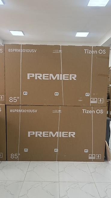 dvb t2 tv box: Yeni Televizor TCL QLED 85" 4K (3840x2160), Ödənişli çatdırılma, Ünvandan götürmə, Rayonlara çatdırılma — 1