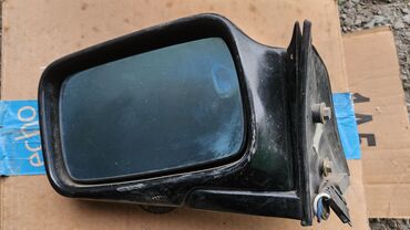 Зеркала: Боковое левое Зеркало BMW 1985 г., Б/у, цвет - Черный, Оригинал