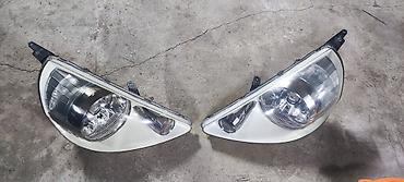 fit aria: Комплект передних фар Honda 2005 г., Б/у, Оригинал, Япония — 1