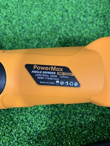 Электр шаймандары: Углошлифовальная машина PowerMax PM-125LV. Сетевая болгарка для — 2