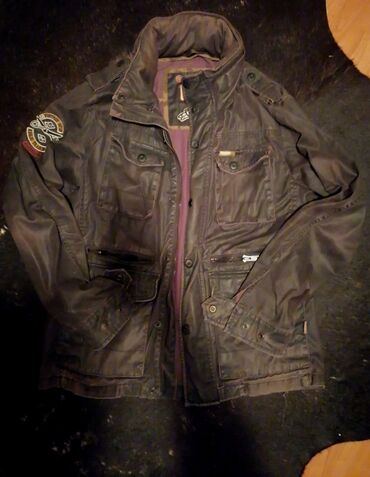 orsay kožne jakne: Leather jacket Genuine leather, XL (EU 54), color - Grey