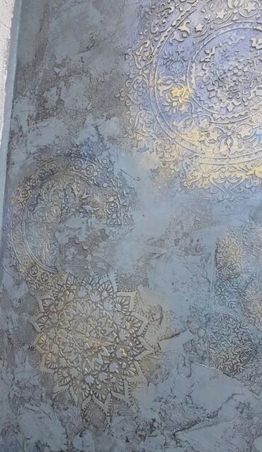 Digər divar panelləri: Xüsusi dekorativ divar boyası və relyef panelləri – Şərq naxışlı — 11