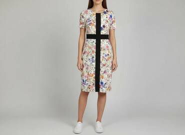 czerwona sukienki midi: Sukienka damska, rozmiar S