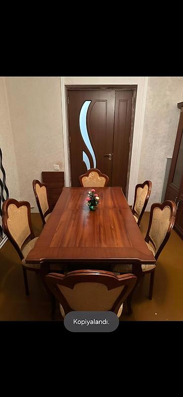 usaq mebeli destleri: 💫RR Masa desdi satlr kvadrat açlan masa +6 stul yaxşı vezyetde Qiymeti — 1