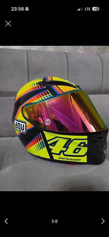 Спорт и отдых: Шлем интеграл AGV, дизайн Valentino Rossi (46) от Drudi Performance — 3