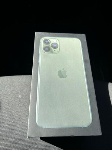 iphone ucuz modeli: IPhone 11 Pro, 64 GB, Matte Midnight Green, Face ID, Simsiz şarj, Sənədlərlə