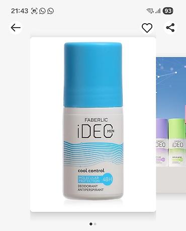 cool paltar: FABERLIC iDEO rulon dezodorant-antiperspirant seriyası - Texnologiya — 4