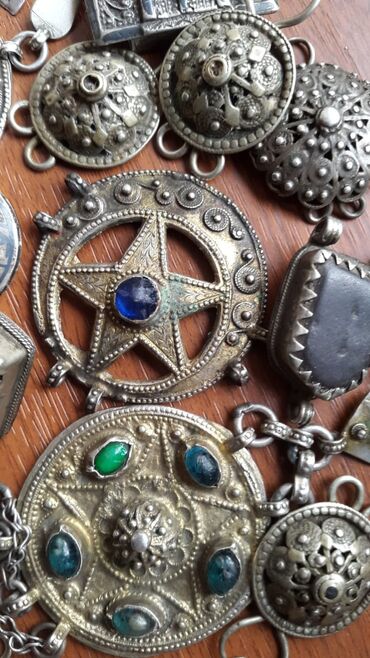 Bijuteriya dəstləri: Etno üslubda bəzək əşyaları dəsti – müxtəlif hissələr və asqılardan — 8