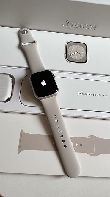 İşlənmiş, Smart saat, Apple, Sensor ekran, rəng - Bej