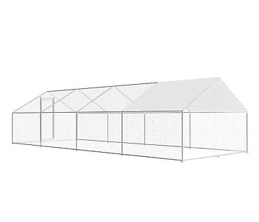 mesac za kominu: Veliki KOKOŠINJAC 8x3x2m (kavez/Ispust, kokoške, živina) Aga ograđeni — 4