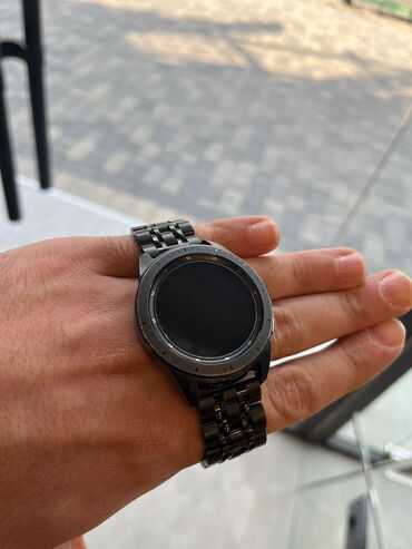 smart watch ct8 max qiymeti: İşlənmiş, Smart saat, Samsung, Sensor ekran, rəng - Qara