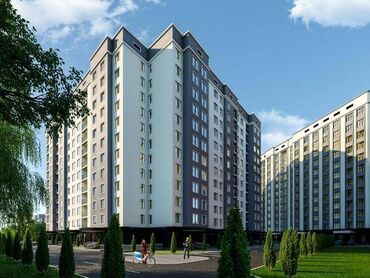 аламудун: 1 комната, 42 м², Элитка, 8 этаж, ПСО (под самоотделку)