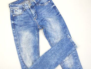 krótkie spodenki jeansowe z wysokim stanem: Jeans for women, Clockhouse, XS (EU 34)