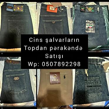 Cins şalvarların .Topdan və pərakəndə satışı lalafo.az -da Cins şalvarların .Topdan və pərakəndə satışı