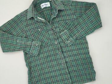 Shirts: Shirt 10 years, condition - Fair, pattern - Print, color - Green