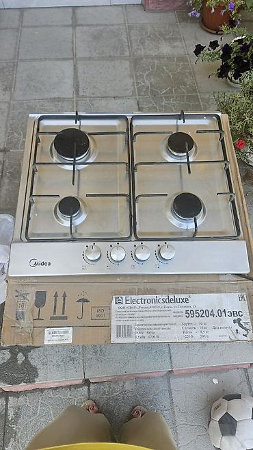 pixel 6 256: Встраиваемая газовая варочная панель Midea, 4 конфорки. Основные — 1
